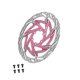 thumbnail image 1 of Rotor De Freno De Disco Para Bicicleta De 160 Mm, Piezas De Frenado Para Ciclismo De Carretera, Para Exteriores, Color Rosa, 1 of 5