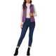 thumbnail image 2 of INSPIRE CHIC Chaleco de utilidad sin mangas de mujer de ante sintético con botones, chaqueta cargo con bolsillos y cuello vuelto, púrpura S, 2 of 6