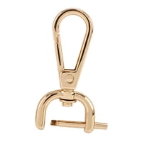 Magideal - Broches De Garra De Langosta Giratorios Clips De Gatillo Cierres De Llavero De Aleación Cierres De Bolso De Mano Ganchos De Seguridad Giratorios Para , Oro De 16 Mm 16Mm Oro