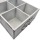 thumbnail image 4 of Caja De Te Porta Te Caja Para El Te Gris 4 Divisiones, 4 of 8