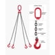 thumbnail image 2 of Eslinga de cadena VEVOR 1/4 pulg x 1,5 m 6600 lb 4 ganchos de patas, 2 of 8