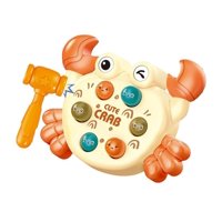 Oem - Juego Didáctico Golpear Topos Martillo Luces Sonido Cangrejo