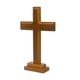 thumbnail image 4 of Crucifijo De Cruz De Pie De Madera Tallada Con Soporte Jesucristo Altar Hecho A Mano, 4 of 5
