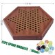thumbnail image 3 of Tabla de madera mejorada Chinese Checkers VAMSLOVE con canicas, 3 of 7