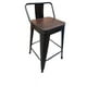 thumbnail image 1 of Unidad Piso Tauretes Tolix 66 Cm Con madera Negro, 1 of 2
