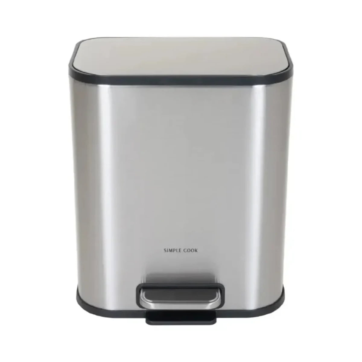 Basurero 5l Con Pedal Mate Y Anti Huellas Simple Cook