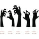 thumbnail image 3 of 5pcs/pack Halloween Black Hands Yard Signs With Stakes Scary Silhouette Halloween Decorations For Outdoor Yard Lawn Garden Halloween Decor, 3 of 4