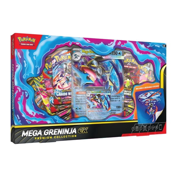 Pokemon TCG Mega Greninja Ex Premium Collection Box ESPAÑOL