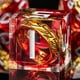 thumbnail image 1 of Juego de dados OUKELANWO Magic El señor de los anillos DND D&D 7 piezas, 1 of 3