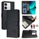thumbnail image 5 of Funda tipo cartera FOXDOCK para Xiaomi Redmi Note 13 5G con soporte, ranuras, RFID, diseño de gato, 5 of 5