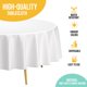 thumbnail image 4 of Mantel Redondo de Vinilo Blanco Exquisite 70 cm, 4 of 6