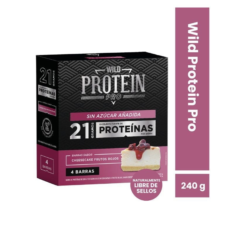 Barra Wild Protein Pro Berries Cheesecake 4 Un