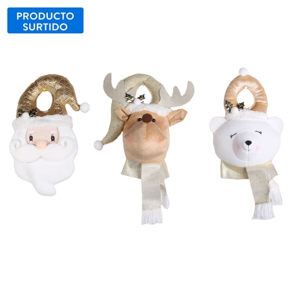 Colgador de puerta navideño 1u, producto surtido