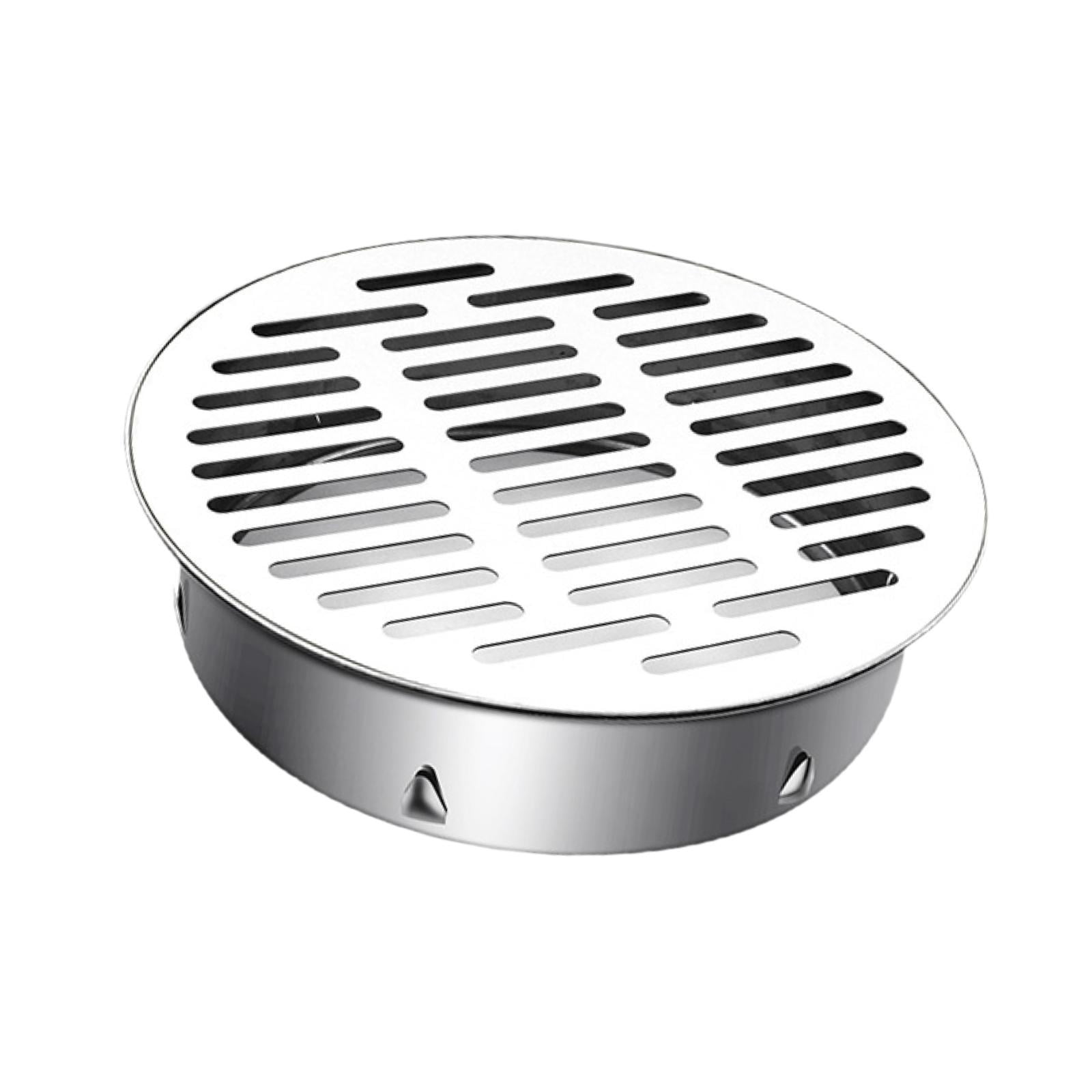 Bothyi - Colador De Drenaje, Tapa De Drenaje De Piso, Fregadero De Baño, Rejilla Redonda, Tapa De Drenaje De 19 X 5 Cm