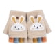 thumbnail image 1 of Lindos guantes de invierno tejidos de lana para niños pequeños, cálidos guantes convertibles sin dedos con funda para manoplas para niñas y niños, 1 of 6