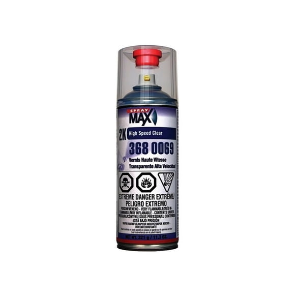 SprayMax 2K Barniz Transparente de Secado Rápido 3680069