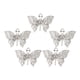thumbnail image 3 of 5 Piezas De Encantadores Dijes De Mariposa En 3D Para Pulseras, Pendientes Y Collares, 3 of 5