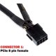 thumbnail image 3 of Cable TeamProfit.com de 16 AWG, GPU, VGA, PCI-e, PCI Express de 8 pines, 3 of 5