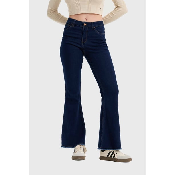 Jeans Mujer Flare Monse Azul - V