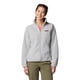 thumbnail image 1 of Chaqueta Columbia Benton Springs de forro polar con cierre completo para mujer, gris, 1 of 8