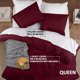 thumbnail image 2 of Juego de fundas de edredón Utopia Bedding, tamaño queen, color burdeos, 3 piezas, 2 of 8