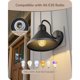 thumbnail image 3 of Aplique de Pared EDISHINE HOWL02H de 8 in, 20 cm, Gooseneck E26 x2, 3 of 3