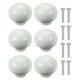 thumbnail image 1 of Uxcell 6 Pack Perillas de Gabinete de Cerámica, 1.3 Pulgadas Perilla Redonda de Cajón Tiradores de Tocador con Tornillos de Montaje Perillas Manijas de Muebles Modernos para Cocina Armario, Gris Claro, 1 of 7