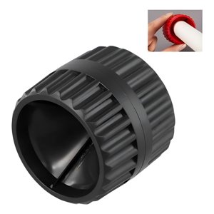 Genérica - Escariador 2 En 1 Desbarba Tubos Pvc Cañeria Cobre Aluminio Negro