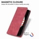 thumbnail image 5 of Funda tipo cartera con bloqueo RFID para Samsung Galaxy S26 Edge Con tapa abatible, portatarjetas, cierre magnético, TPU y soporte Rojo, 5 of 6