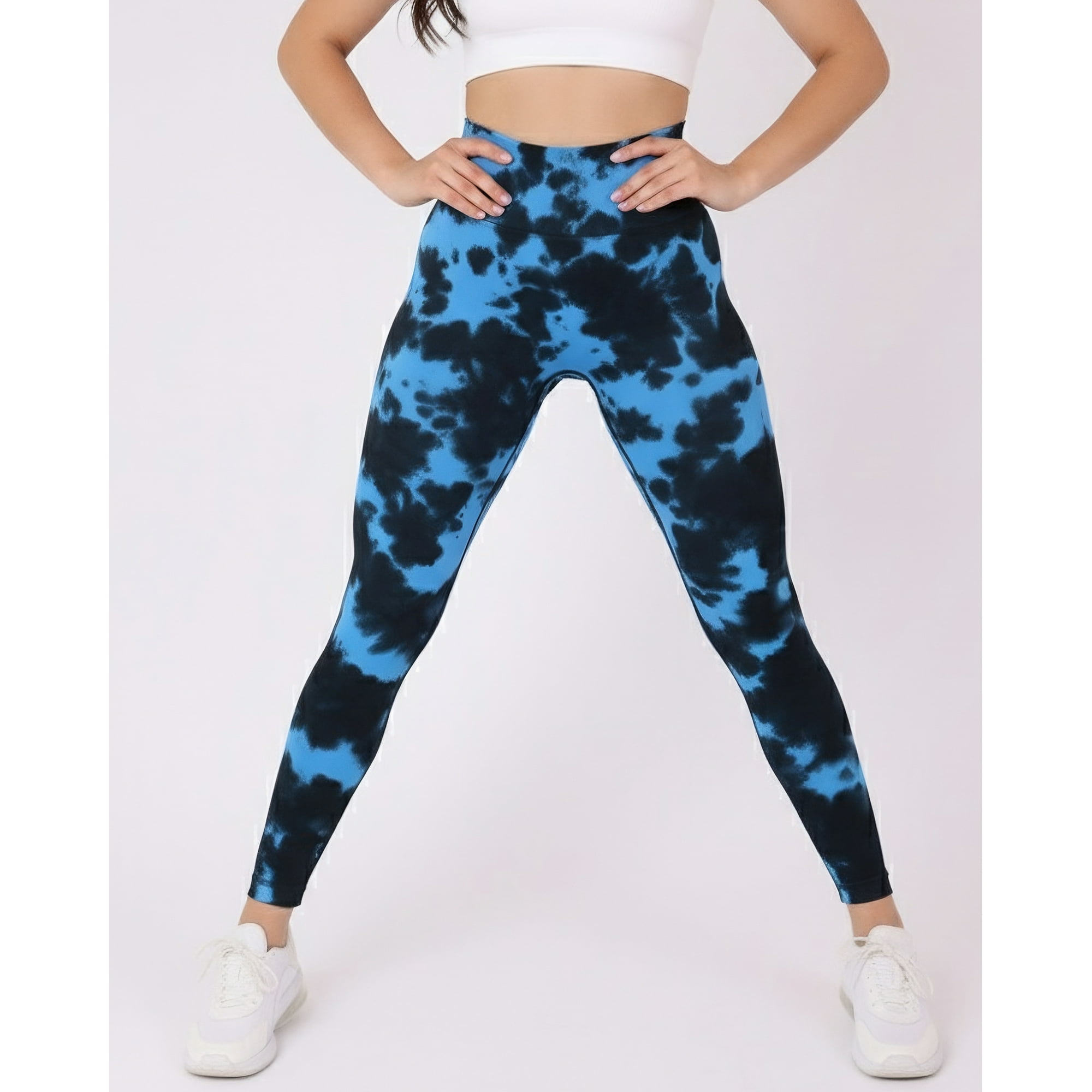 Flix Spa - Calza Mujer Push Up Tiro Alto Estampado Vaquit