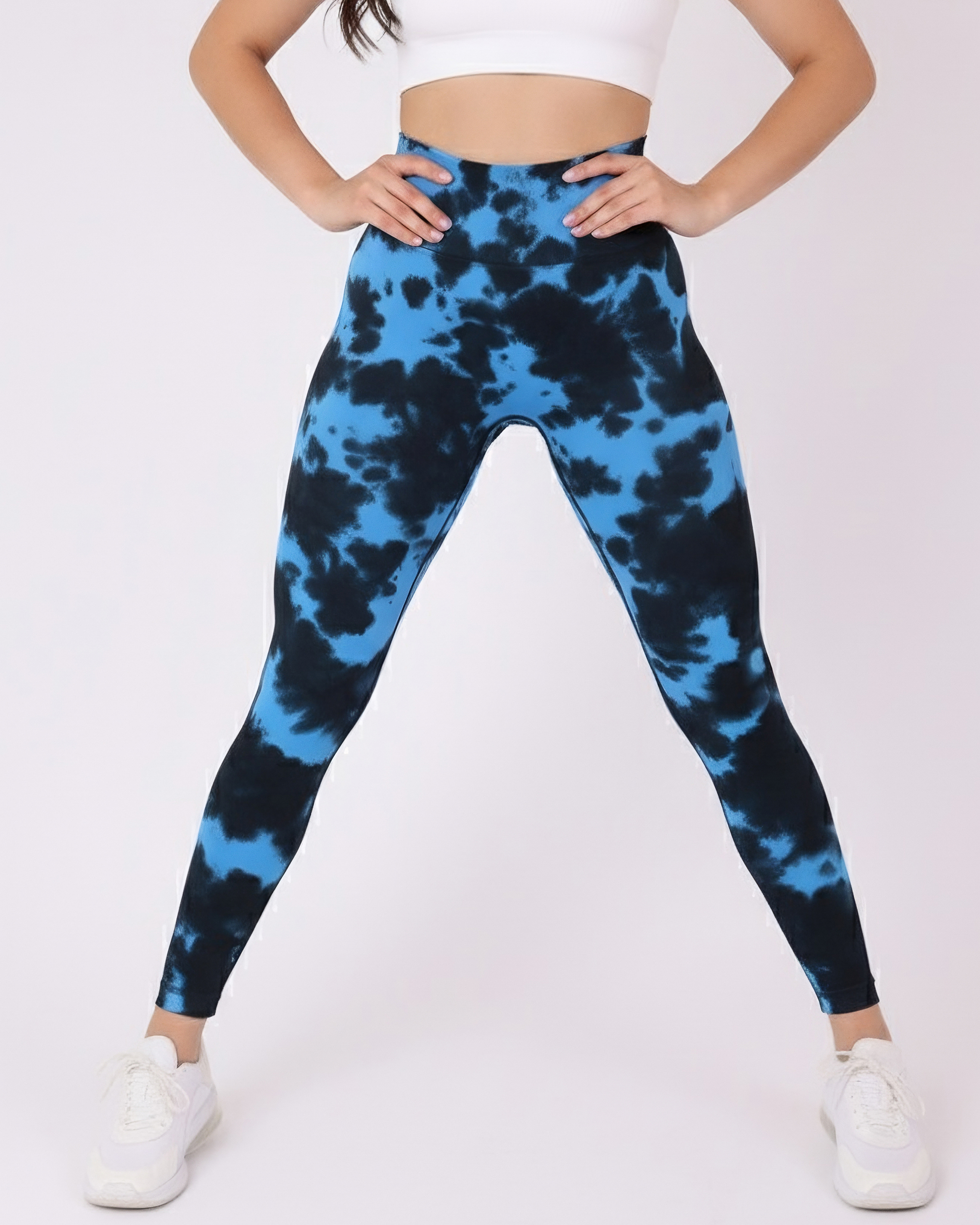 Flix Spa - Calza Mujer Push Up Tiro Alto Estampado Vaquit