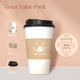 thumbnail image 2 of Tazas de café Coolcap 16 oz, paquete de 100 con tapas y fundas, 2 of 9