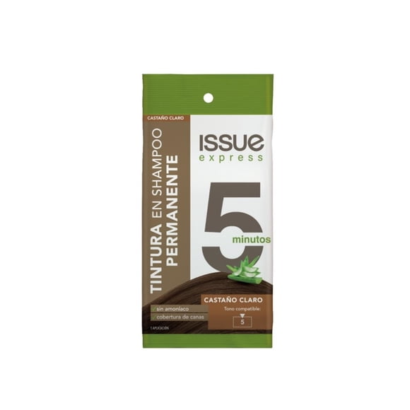 Shampoo Issue 5 Minutos Castaño Claro, 25 g