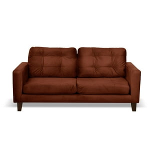 Latam Home - Sofa Napoles 3 C Tela Velvet Chocolate