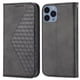 thumbnail image 1 of Funda Flip FOXDOCK para iPhone 12 Pro Max , Estilo Billetera con Diseño Rombo, Correa de Mano y Soporte, Uso Diario, 1 of 5