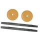 thumbnail image 4 of 2 Piezas De Correas De Cuero Con Almohadillas Para Reparar Mango De Platillo Musical De Cuero PU Color Caqui, 4 of 5