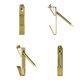 thumbnail image 2 of Colgadores de fotos OOK 50584 ReadyNail Brass, 13,5 kg, paquete de 4, 2 of 8