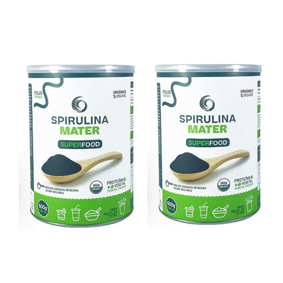 Pack Spirulina en Polvo 2x 500g.