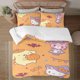 thumbnail image 2 of Halloween Hello_Kitty_ Quilt Set FullSoft Lightweight Quilts Quilted Bedspreads3 Pieces Set Queen SizeColorful Cartoon Print All Season 173*218CM, 2 of 5