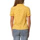 thumbnail image 3 of INSPIRE CHIC Camisa de Mujer con Cuello Peter Pan, Botones, Mangas Abullonadas, Estampada, Amarillo Púrpura Talla L, 3 of 6