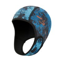 Magideal - Capucha De Neopreno De 2 Mm Para Traje De Buceo, Elástica Con Correa Para La Barbilla, Gorro De Natación Con Capucha Térmica, Para Mujeres, Hombres, K Azul Oscuro