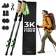 thumbnail image 1 of Bastones de trekking TREKOLOGY 3K de fibra de carbono ultraligeros, 1 of 7