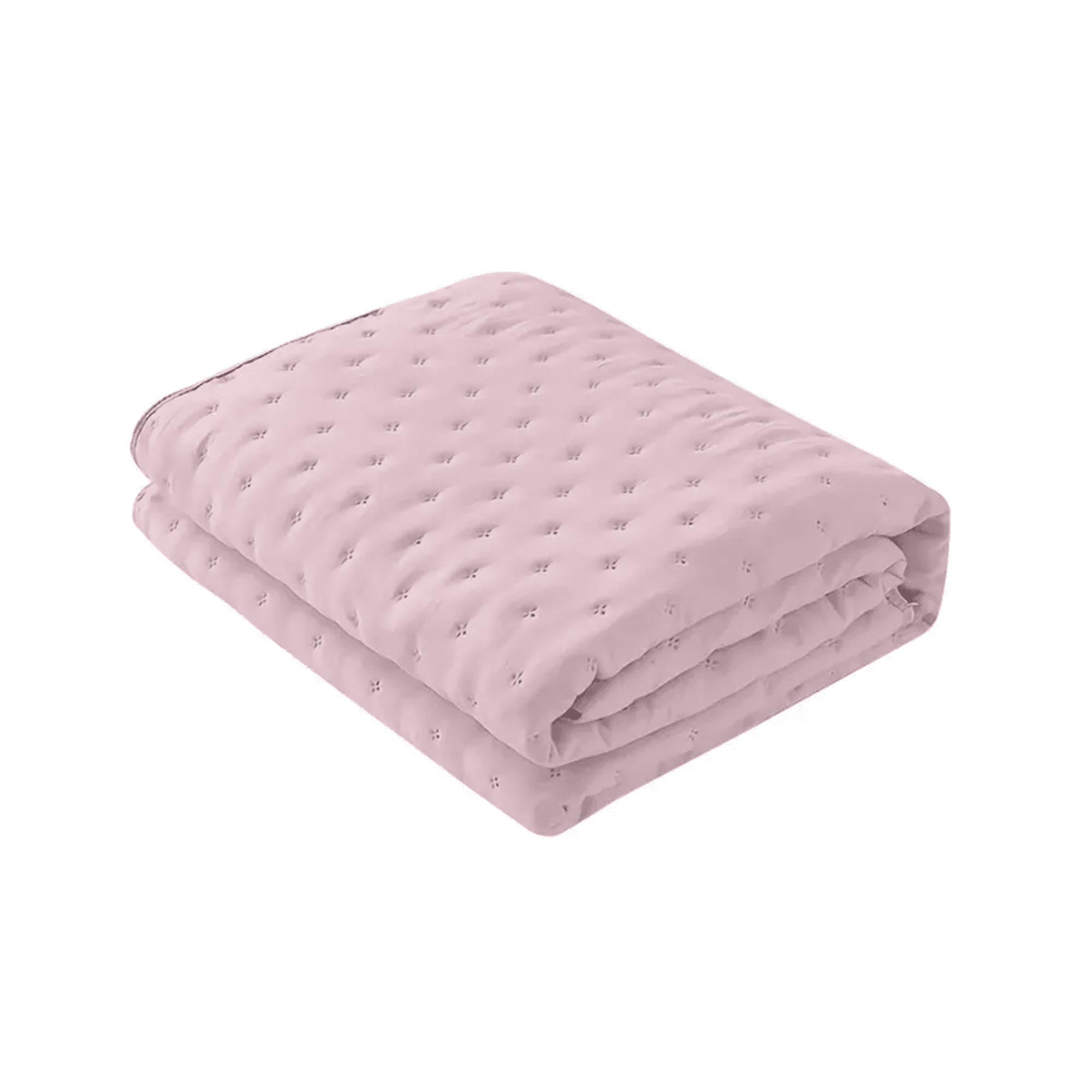 Genérico - Cubrecamas Quilt Microfibra Rosa 1.5 Plazas Single Cic Rosa