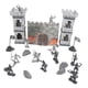 thumbnail image 4 of 21x Castle Battle Model Set de Acción Recuerdos Turísticos Men Kit de Accesorios para Desarrollar Imaginaciones Grass Ground Ages, 4 of 5