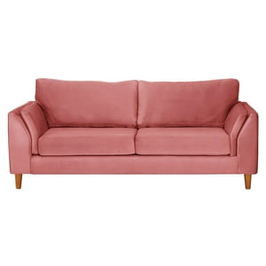 Latam Home - Sofá Milan 3C Con Resortes Pocket Tela Velvet Palo Rosa