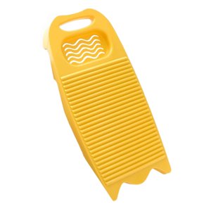 Magideal - Mini Tabla De Lavado, Calcetines, Herramienta De Limpieza De Ropa Con Soporte Para Jabón, Tabla De Lavado Para Lavandería, Herramientas De Lavandería Amarillo