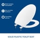 thumbnail image 2 of Asiento de inodoro BEMIS 7600T Commercial Heavy Duty con funda blanca, 2 of 7