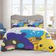 thumbnail image 1 of Poke mon Bedding Sets Cartoon Duvet Cover Lightweight 3 Piece Bet Sets for Kids Boys Girls, 1 of 5
