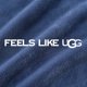 thumbnail image 5 of Manta UGG 127 cm x 178 cm Azul Felpa Ultra Suave, 5 of 9