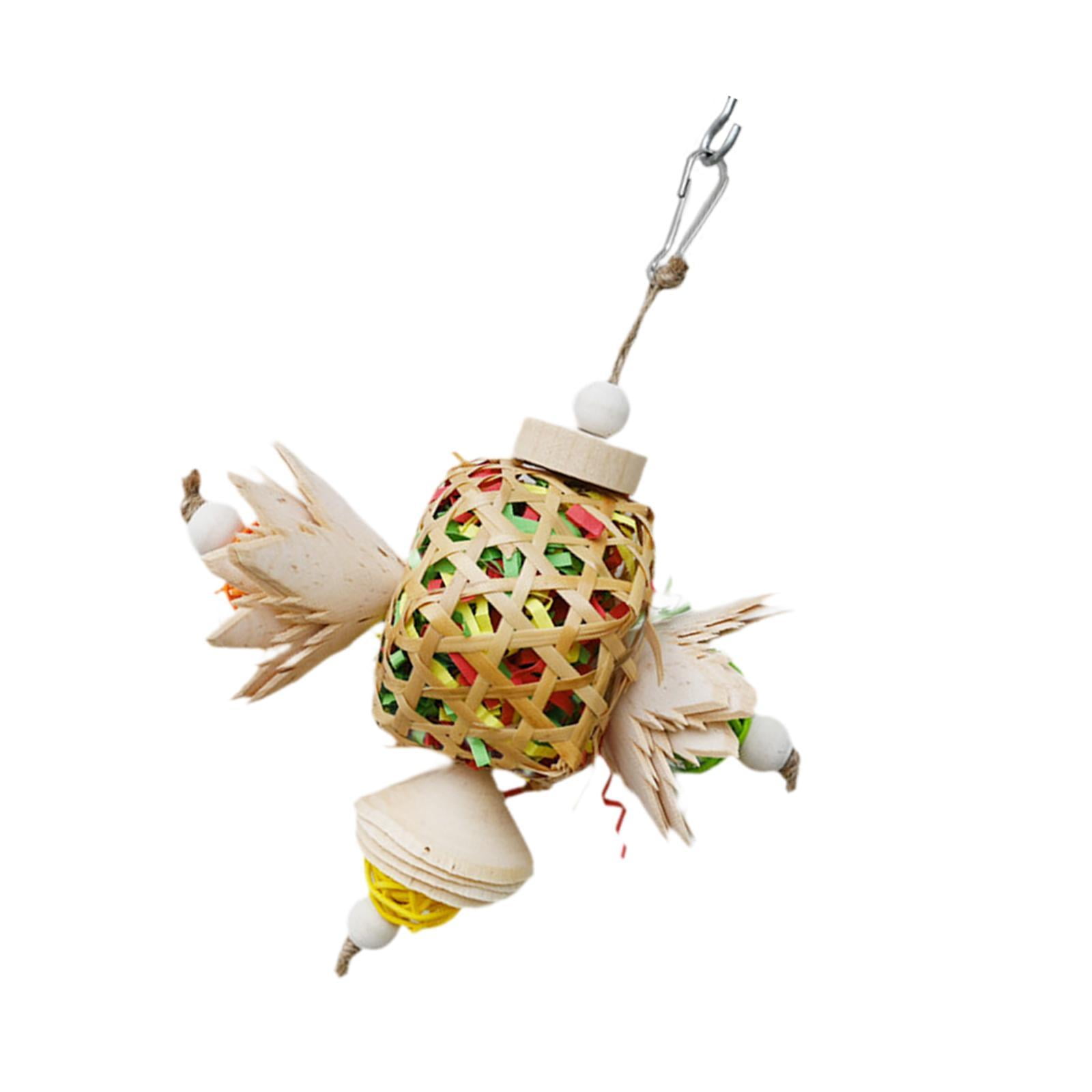 Magideal - Juguete Para Masticar Pájaros, Morder, Moler Dientes, Desgarrar Madera, Accesorios Para Ejercicio, Conejillos De Indias, Hámster, Juguete, Suministros Jaula De Forrajeo